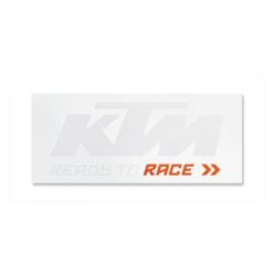 VAN STICKER WHITE/ORANGE